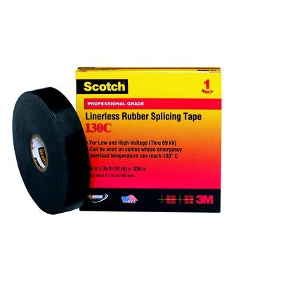 Scotch Linerless Rubber Splicing Tape 130C