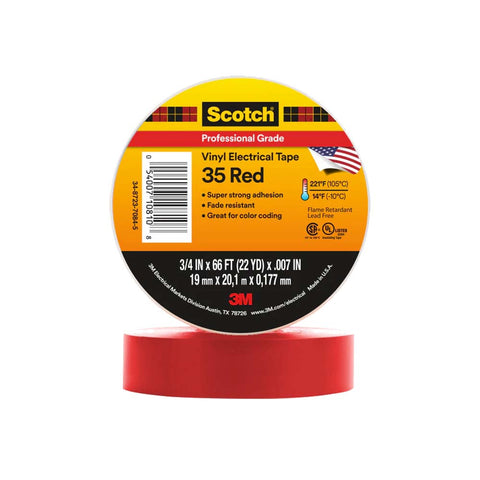 Scotch® Vinyl Color Coding Electrical Tape 35